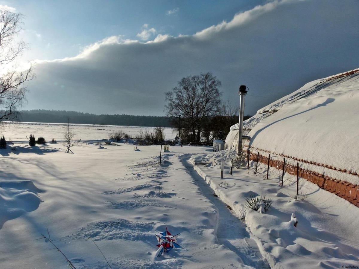 "Balmgarten" Im Naturpark Usedom, Bio Solarhaus Mit Grossem Garten Bagian luar foto