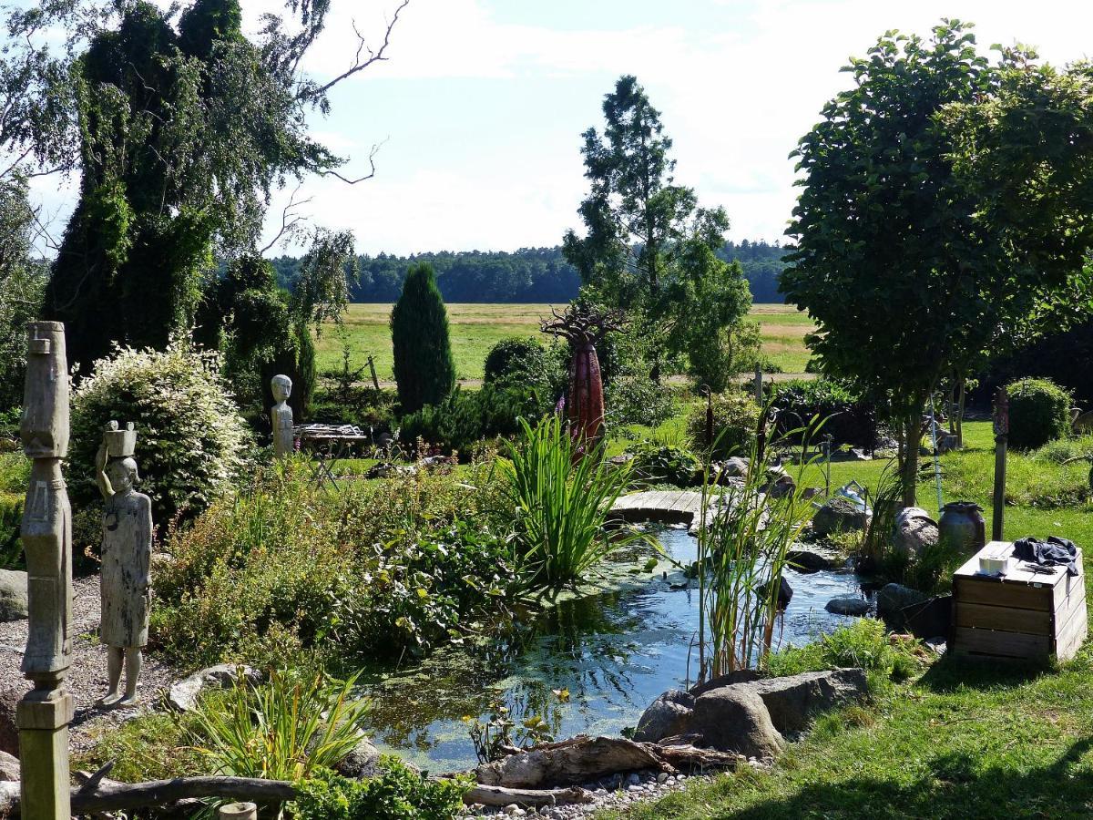 "Balmgarten" Im Naturpark Usedom, Bio Solarhaus Mit Grossem Garten Bagian luar foto