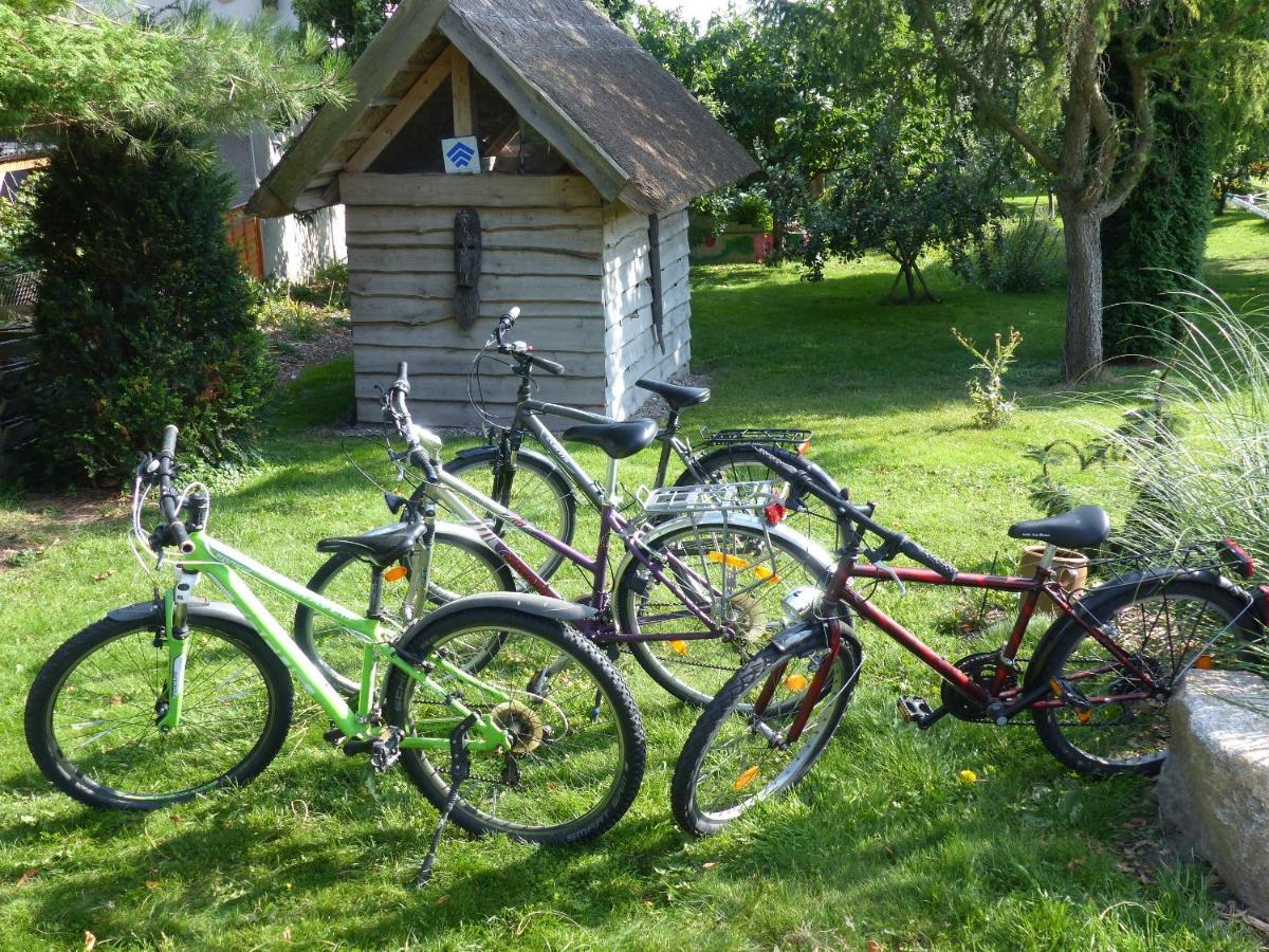 "Balmgarten" Im Naturpark Usedom, Bio Solarhaus Mit Grossem Garten Bagian luar foto